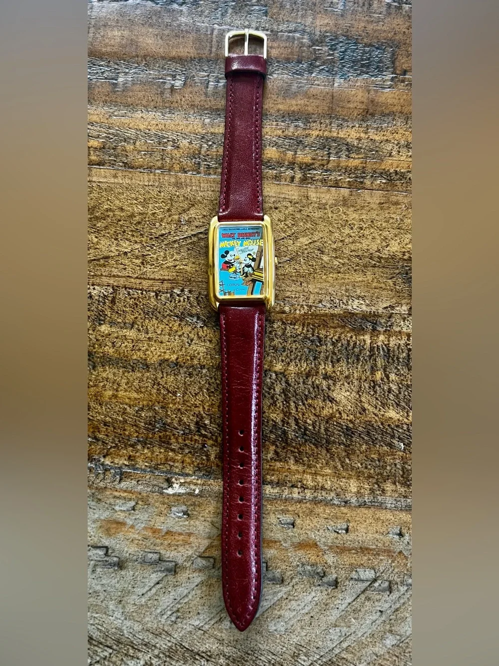 Vintage Lorus Disney Mickey Mouse RMF830 Watch Building A Building Needs Battery